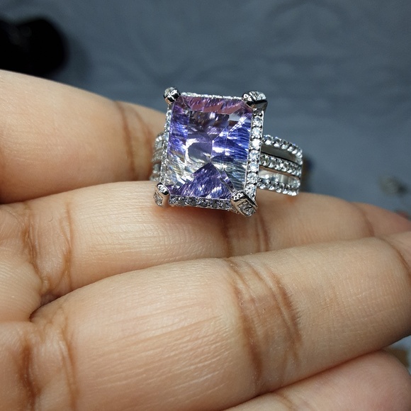 Jewelry - 925 Ametrine and zircon ring